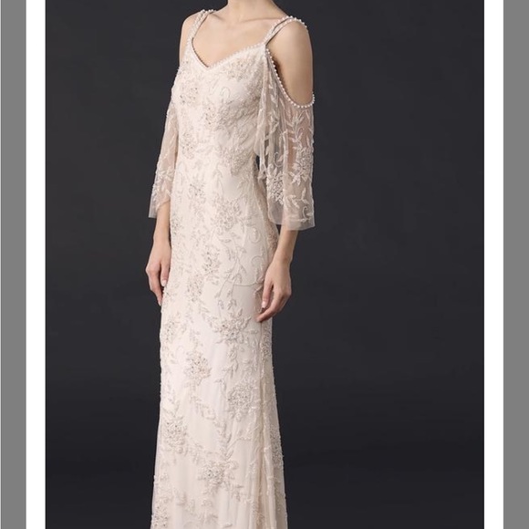 Theia Wedding Dress Size 12 - Picture 11 of 14